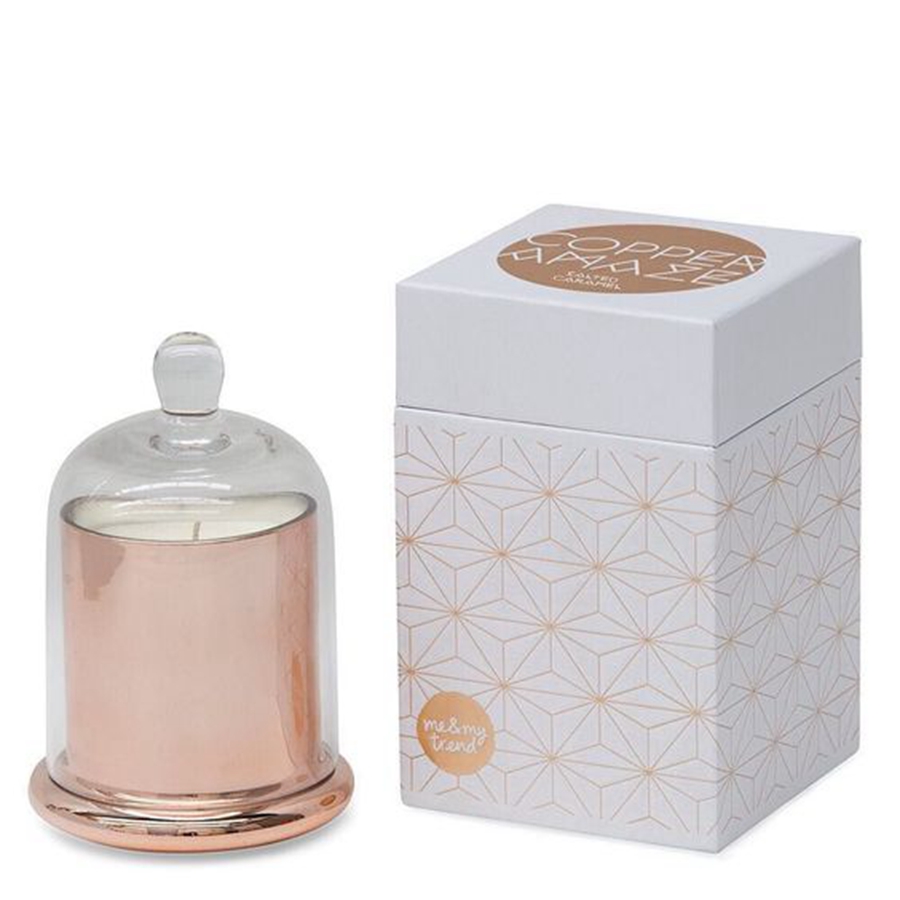 Mescente Luxury Silver Domed Cover Suport pentru lumânări parfumate Dom din sticlă Borcane