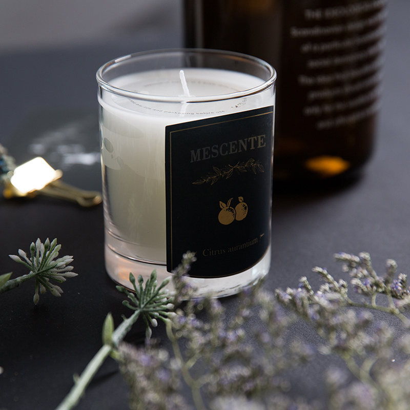 Lumânare cu ceară de soia parfumată cu etichetă privată pentru masaj decorativ de lux personalizat M&Scent