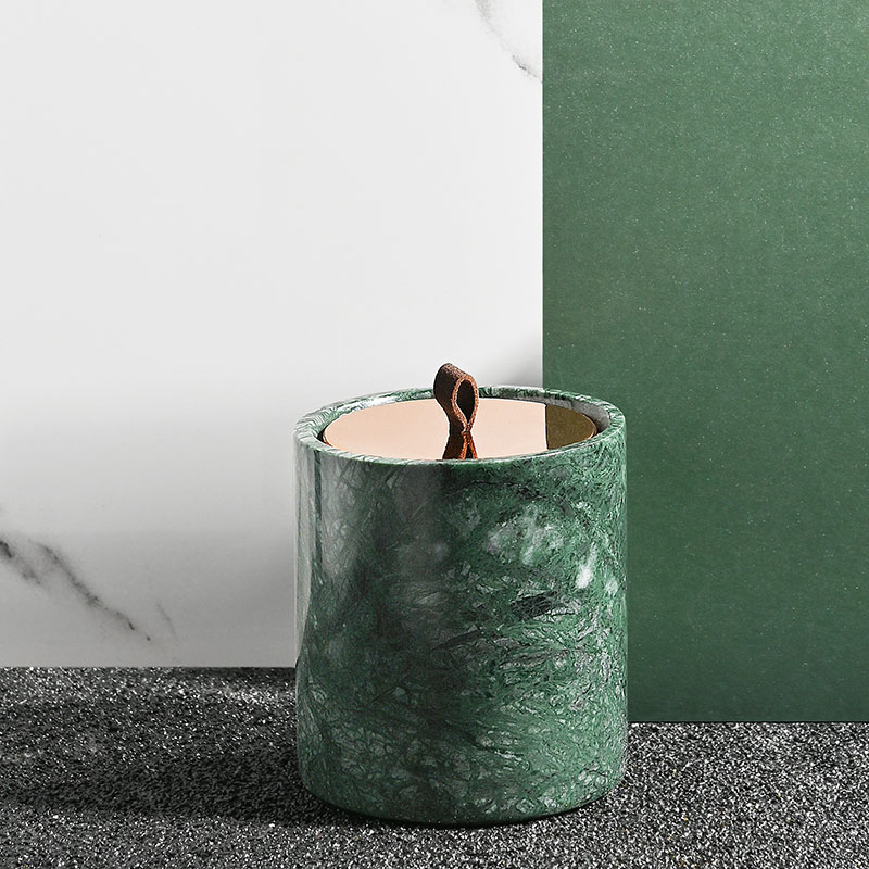 M&Scent Wholesale Luxury Custom Decoration Private Label Lumanari de ceara de soia parfumate de cristal de sticla neagra