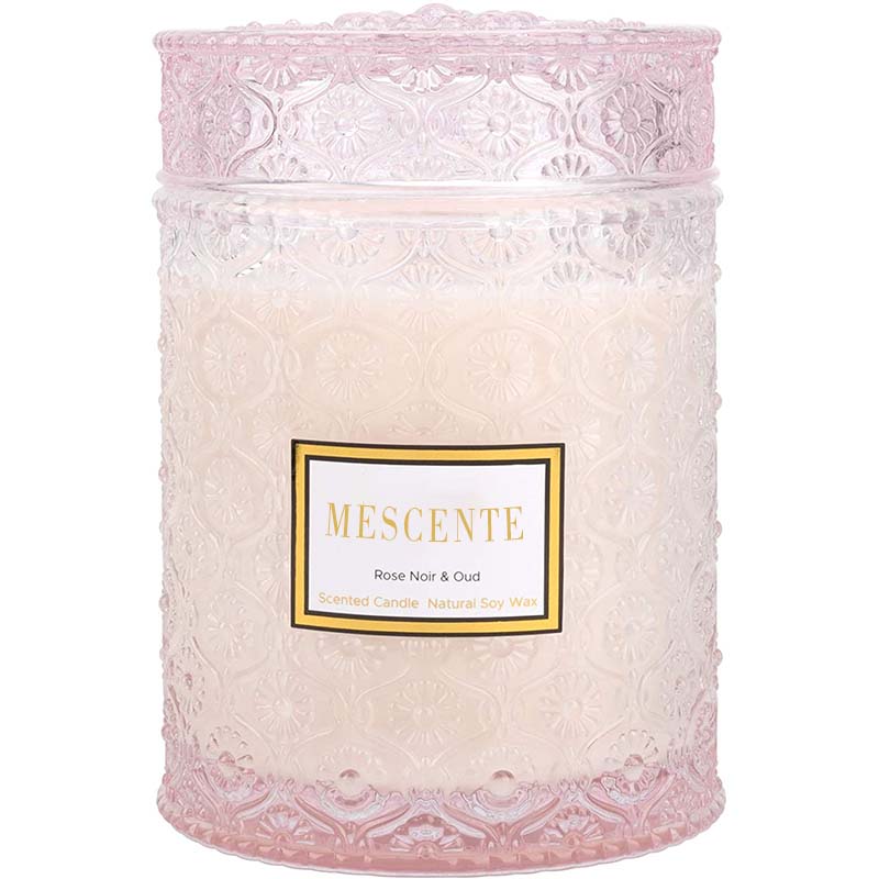 M&S cent Lumânare spa cu miros de flori uscate, de casă, eucalipt, mentă, ceară de soia