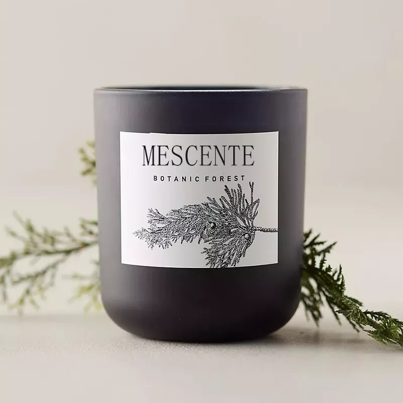 Lumanari parfumate de ceara de soia cu cristale naturale de lux, cu eticheta privata, pentru decorarea nuntii