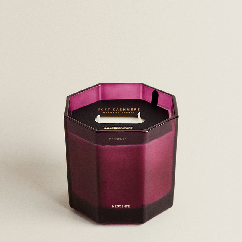 M&Scent Lumânări parfumate de lux de Crăciun Lumânări de ceară de soia aromoterapie în cutie cadou borcan de sticlă neagră