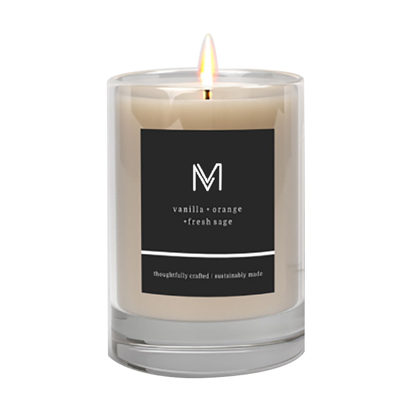 M&Scent fabric-gros direct lumânări parfumate de ceară de soie cu etichetă privată de lux cu cutie în vrac