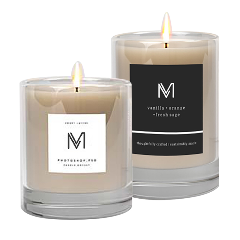 M&Scent fabric-gros direct lumânări parfumate de ceară de soie cu etichetă privată de lux cu cutie în vrac