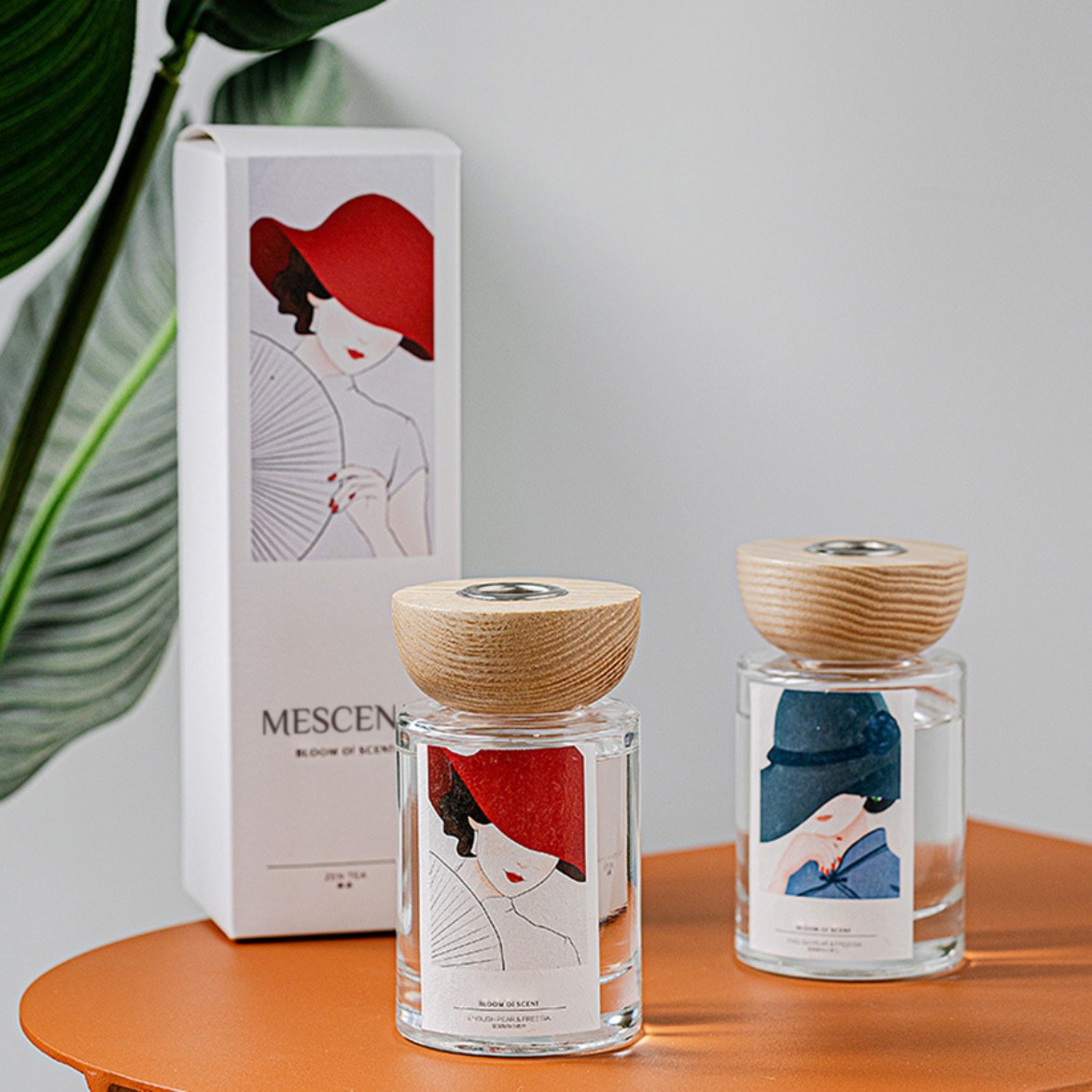 M&Scent seturi de difuzoare cu stuf pentru sticla cu eticheta proprie cu dop