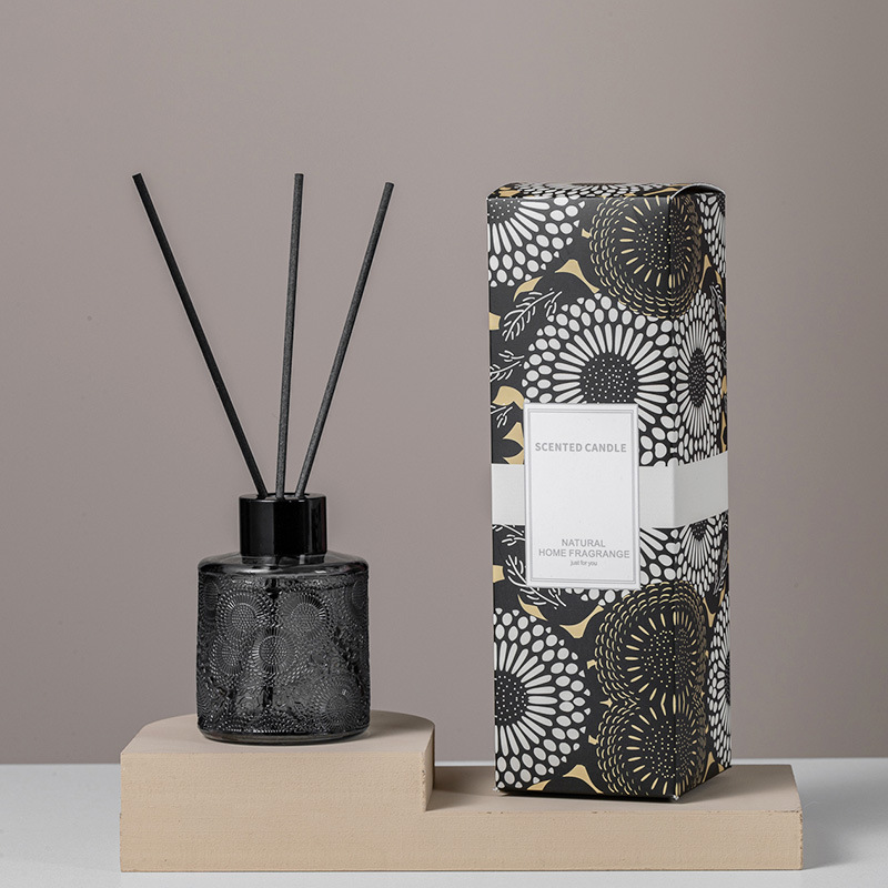 Sticla cu difuzor de stuf cu eticheta privata M&Scent cu cutie cadou, difuzor de stuf de lux
