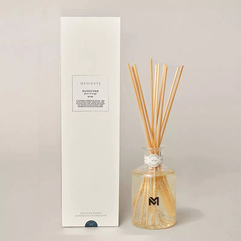 M&Scent Odorizant Gruppo Di Reed, Set de difuzoare cu stuf pentru ulei, colecție de Crăciun pentru acasă