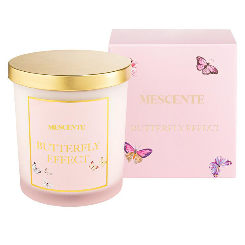 M&S cent, vânzare cu ridicată, noi de lux personalizate, borcane de cristal de Crăciun, luminare parfumată de soia cu capac.