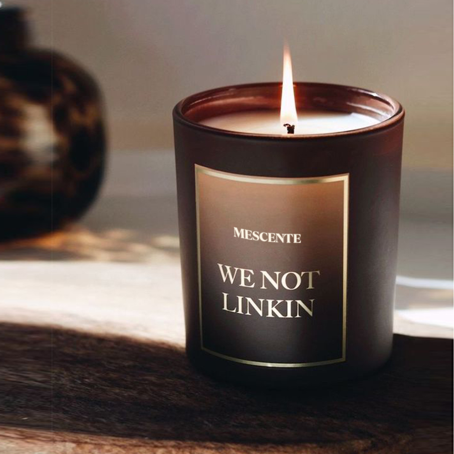 M&S cent, vânzare cu ridicată, noi de lux personalizate, borcane de cristal de Crăciun, luminare parfumată de soia cu capac.