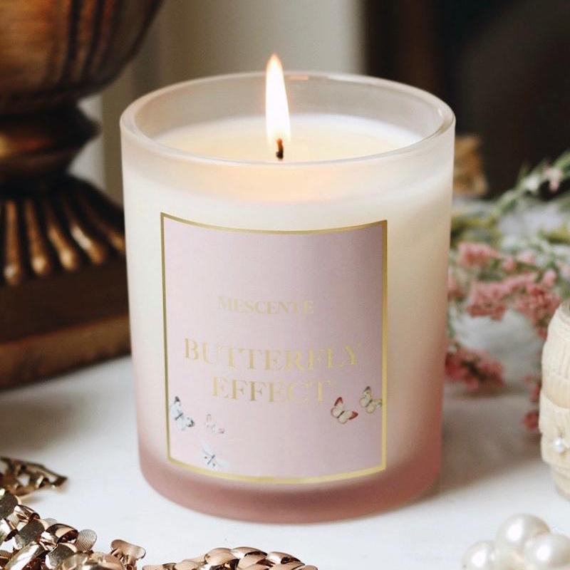 M&S cent, vânzare cu ridicată, noi de lux personalizate, borcane de cristal de Crăciun, luminare parfumată de soia cu capac.