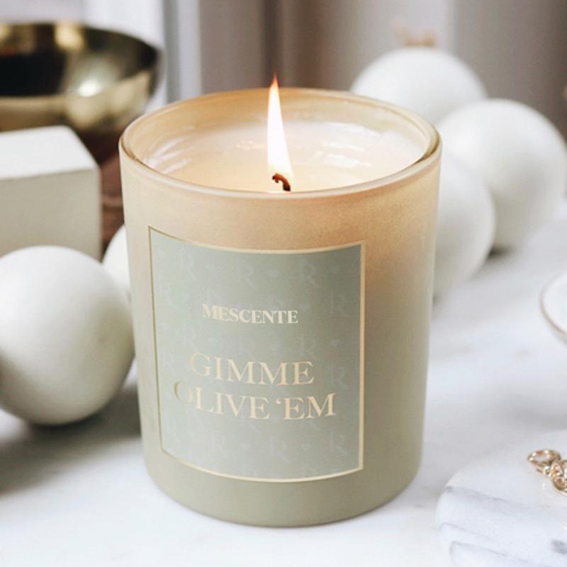 M&S cent, vânzare cu ridicată, noi de lux personalizate, borcane de cristal de Crăciun, luminare parfumată de soia cu capac.