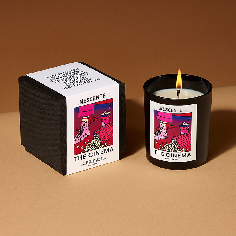 M&Scent Wholesale Lumânări de ceară de soia, cu aromă de cristal de Crăciun, cu etichetă privată, personalizate de lux