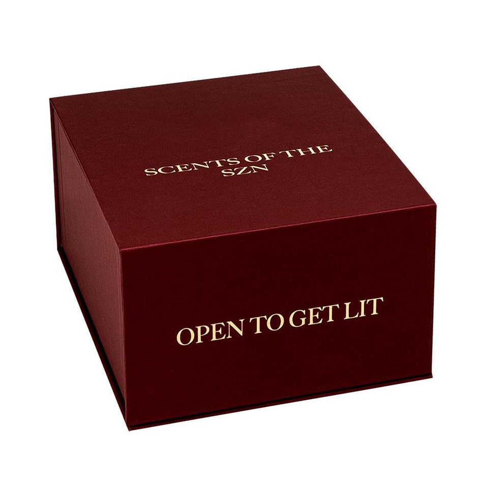 Set cadou de 4 lumânări parfumate M&Scent, de lux, cu etichetă privată
