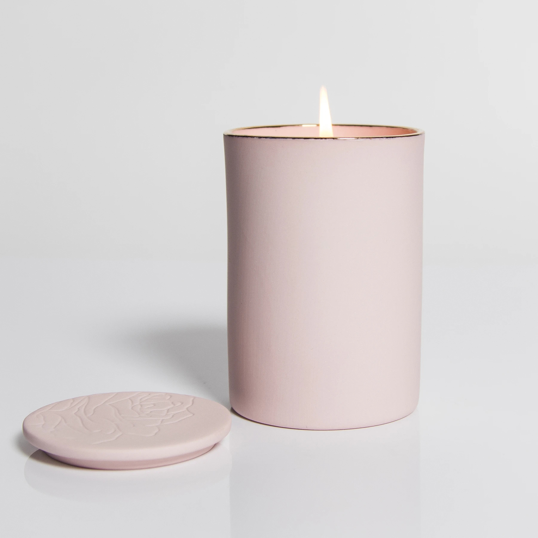 M&Scent Wholesale Suport din sticlă de lux Lumânări cu ulei parfumat ieftin cu sigla