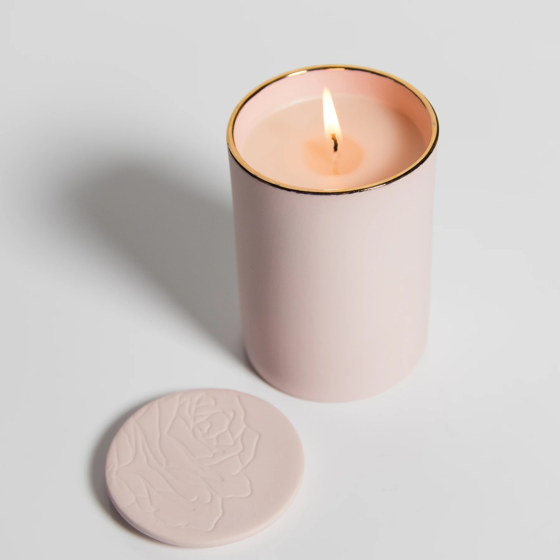 M&Scent Wholesale Suport din sticlă de lux Lumânări cu ulei parfumat ieftin cu sigla