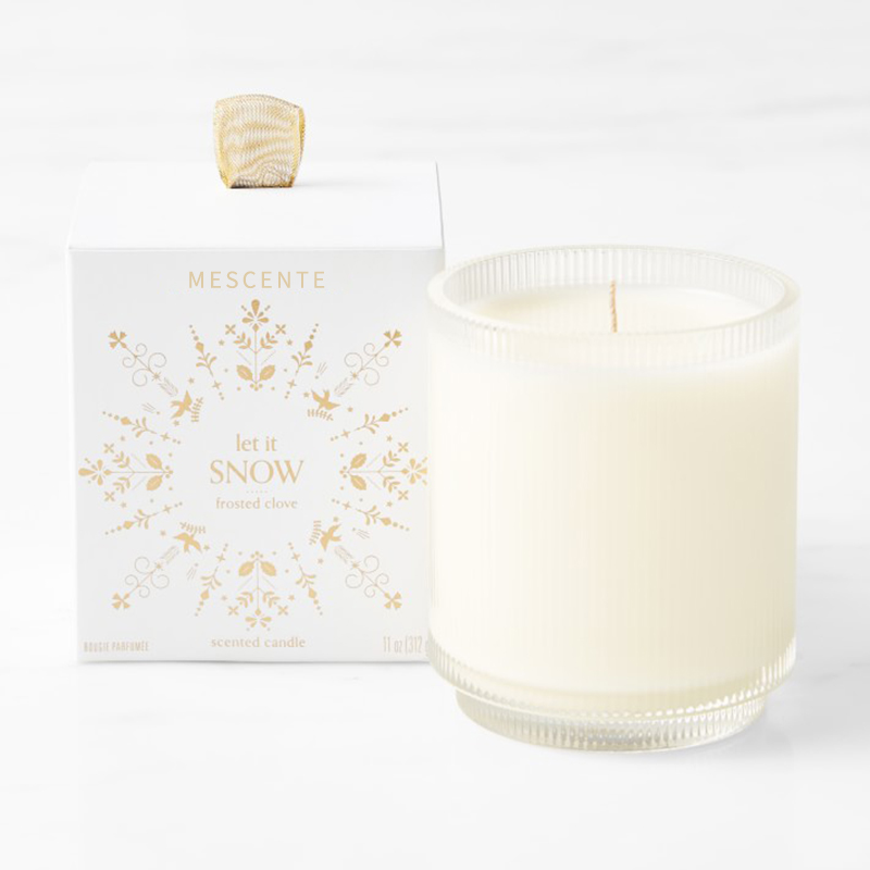 Logo personalizat M&Scent Lumânări cu parfum de soia, claritate organică, etichetă privată, în borcan de sticlă