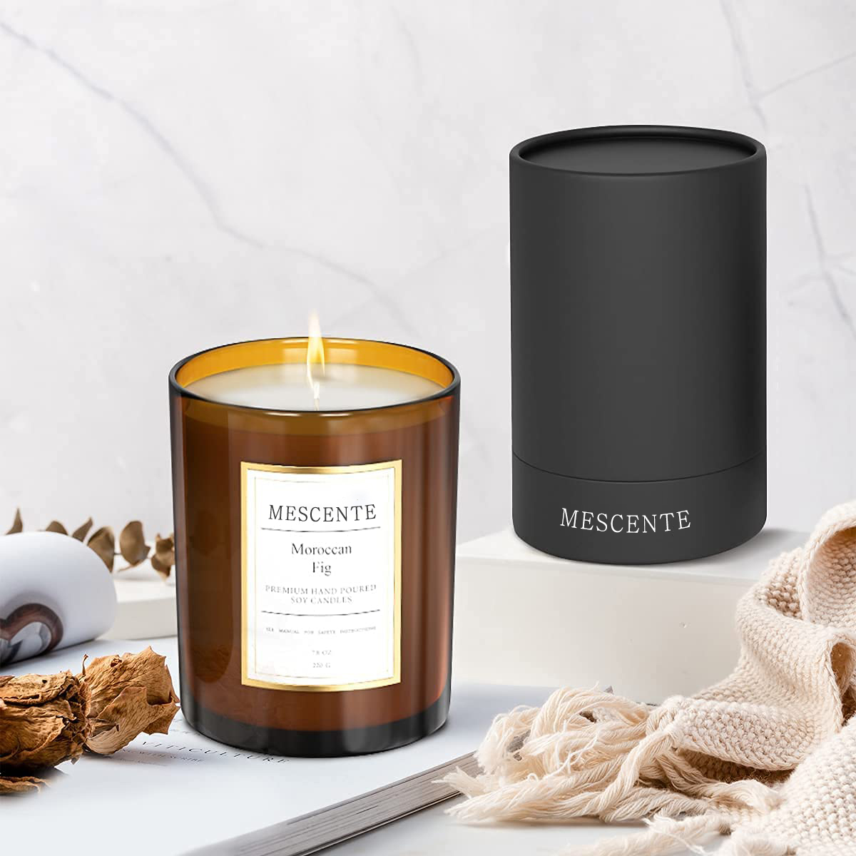M&Scent Comandă cu ridicată în vrac Lumânări de ceară de soia parfumate cu etichetă privată de lux Set cadou