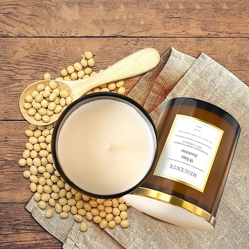M&Scent Comandă cu ridicată în vrac Lumânări de ceară de soia parfumate cu etichetă privată de lux Set cadou