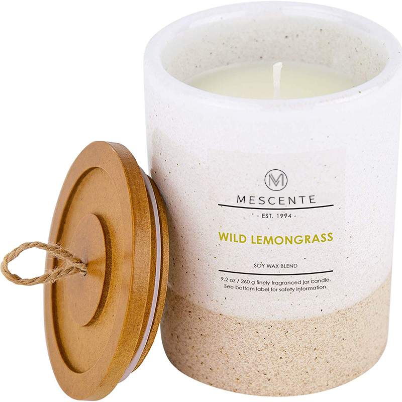 M&Scent Wholesale Suporturi de sticlă personalizate cu etichetă privată Lumânări parfumate cu cristale în vrac