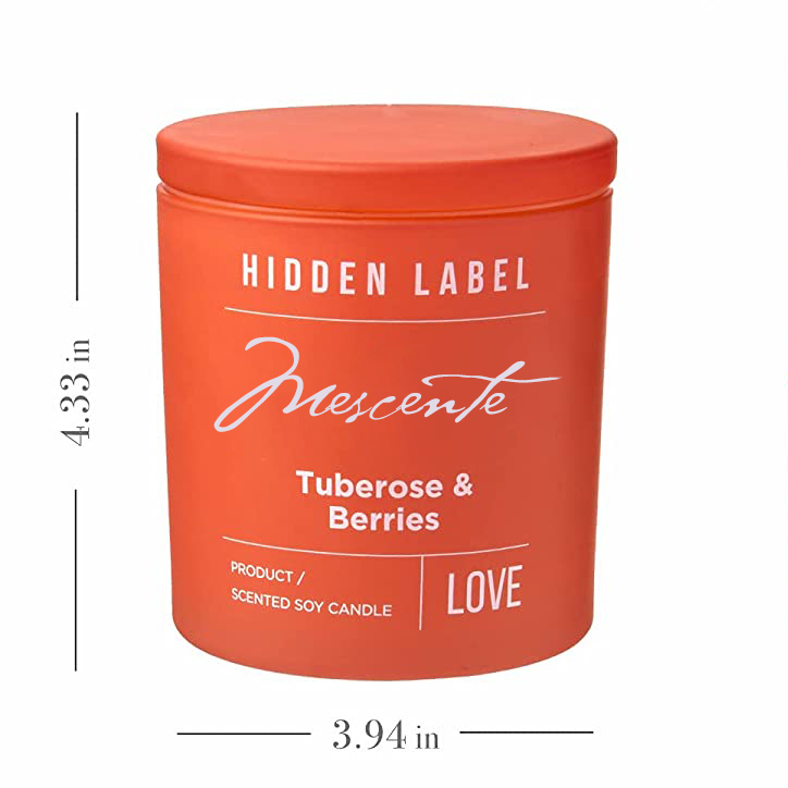 M&Scent Wholesale Luxury Private Label Borcane negre Lumanari parfumate de ceara de soia cu cristale