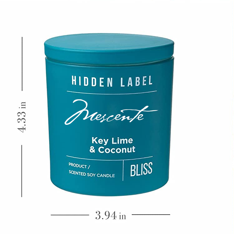 M&Scent Wholesale Luxury Private Label Borcane negre Lumanari parfumate de ceara de soia cu cristale