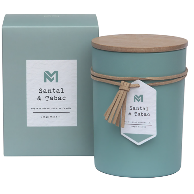 M&S scent, cu etichetă privată, capac din lemn, parfum pentru aromaterapie, lumânări de ceară de soia, set cadou în borcan de sticlă