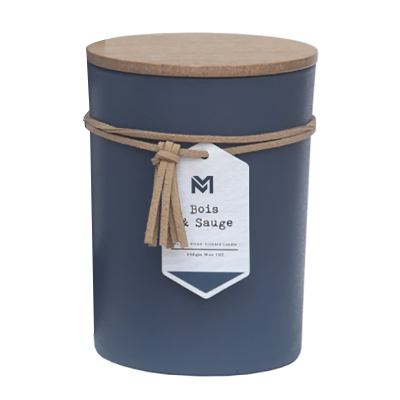 M&S scent, cu etichetă privată, capac din lemn, parfum pentru aromaterapie, lumânări de ceară de soia, set cadou în borcan de sticlă