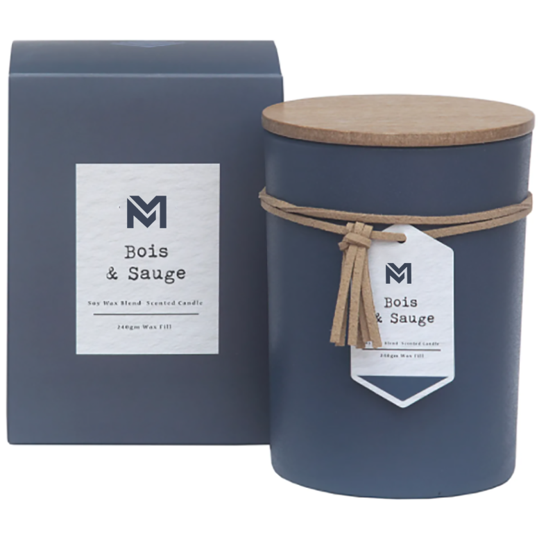 M&S scent, cu etichetă privată, capac din lemn, parfum pentru aromaterapie, lumânări de ceară de soia, set cadou în borcan de sticlă