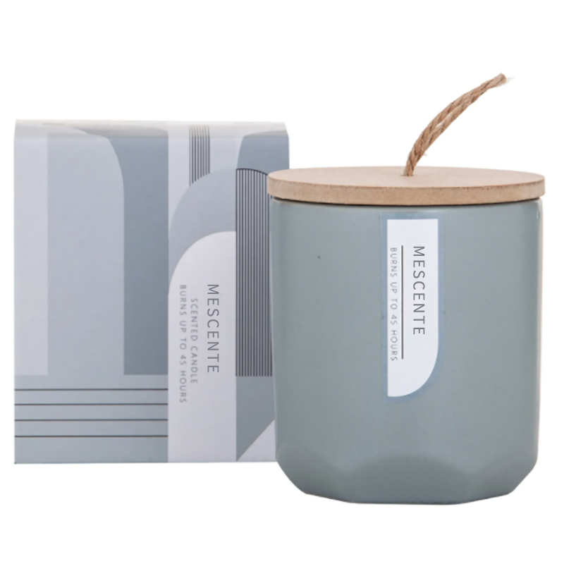 M&Scent Custom Luxury Creați-vă propriul fitil din lemn Producător de lumânări de soia parfumate în borcan de sticlă