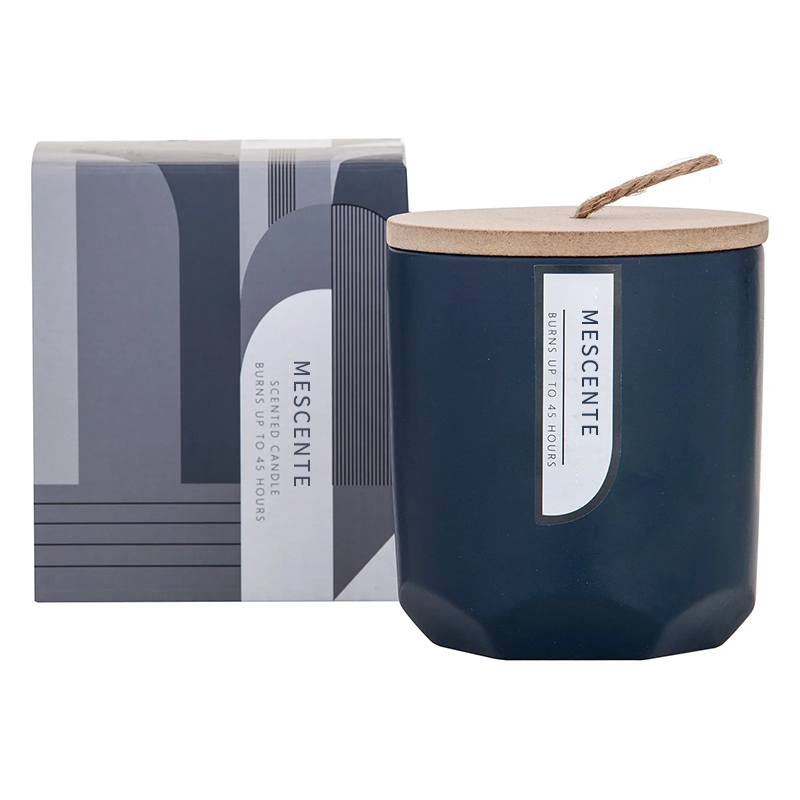 M&Scent Custom Luxury Creați-vă propriul fitil din lemn Producător de lumânări de soia parfumate în borcan de sticlă