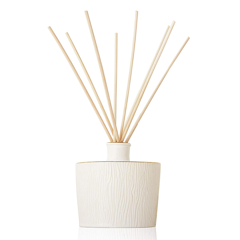 M&S cent Sticla de sticlă de lux cu ridicată Stick Fiber Rotund şurub de lemn Seturi de cadou pentru difuzor de trestie de aromă