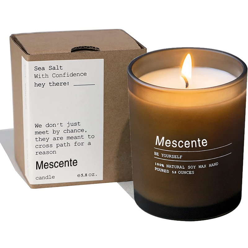 Borcan de decorare nuntă personalizat M&Scent Lumânări parfumate cu iasomie și ylang ylang cu etichete în vrac