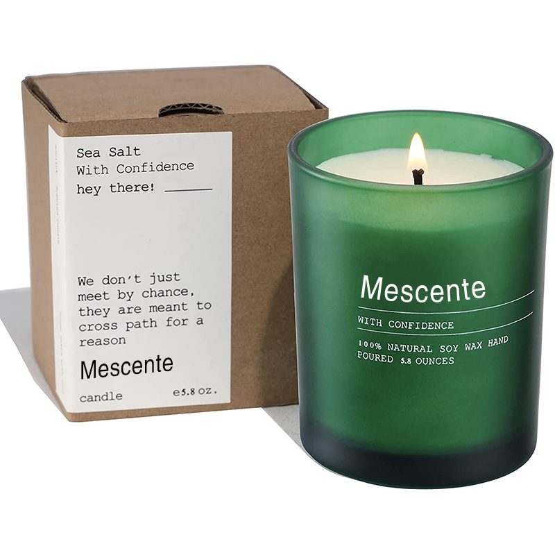 Borcan de decorare nuntă personalizat M&Scent Lumânări parfumate cu iasomie și ylang ylang cu etichete în vrac