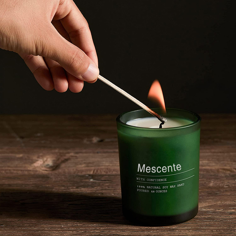 Borcan de decorare nuntă personalizat M&Scent Lumânări parfumate cu iasomie și ylang ylang cu etichete în vrac
