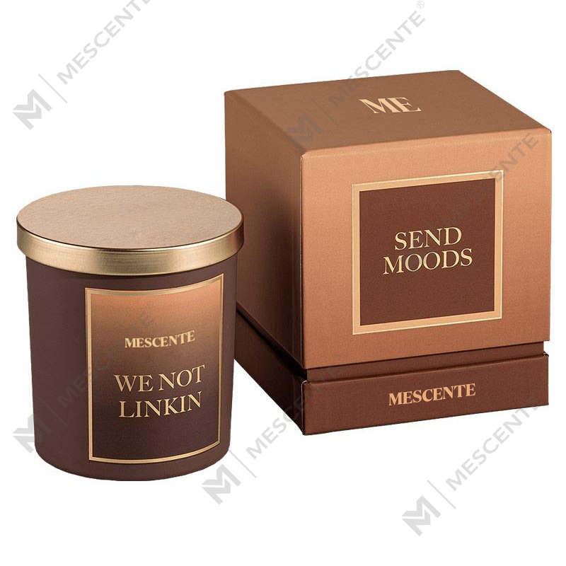 M&Scent, vânzare cu ridicata, noi de lux personalizate, borcane de cristal de Crăciun, lumânare parfumată de soia cu capac
