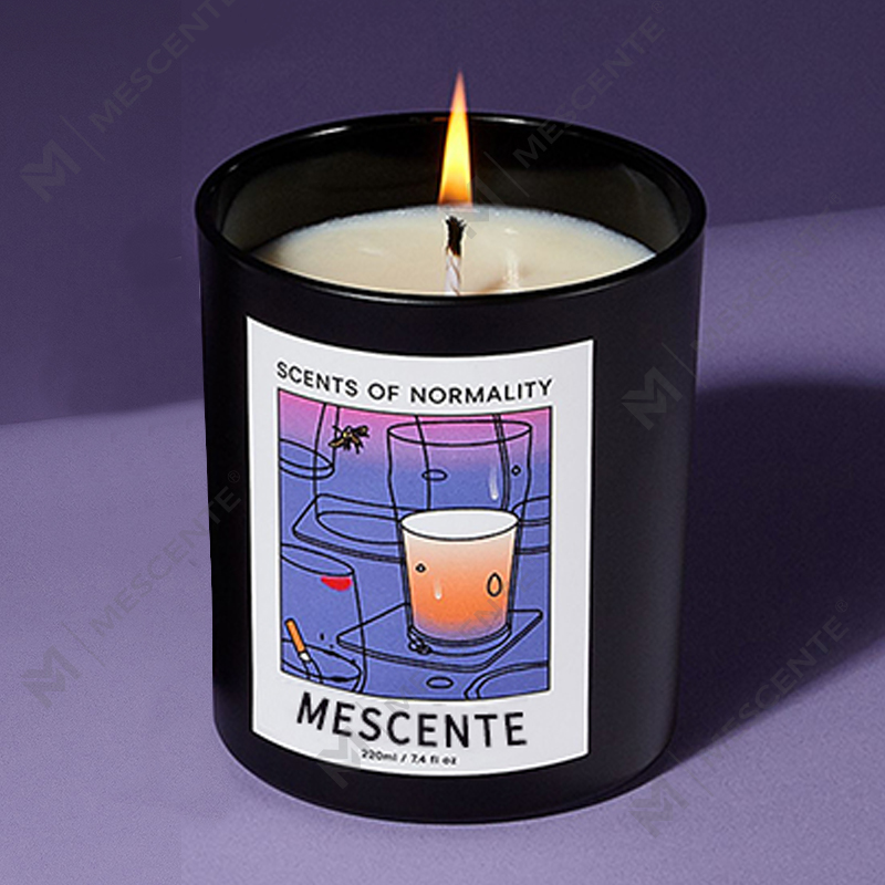 M&Scent Wholesale Lumanari de ceara de soia cu aromă de cristal de Crăciun, cu etichetă privată personalizată de lux