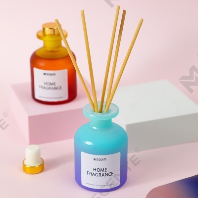 Sticlă unică de sticlă cu ridicata, cu parfum, flori, difuzor de trestie, umplere de ulei cu cutii de ambalare, set de cadou
