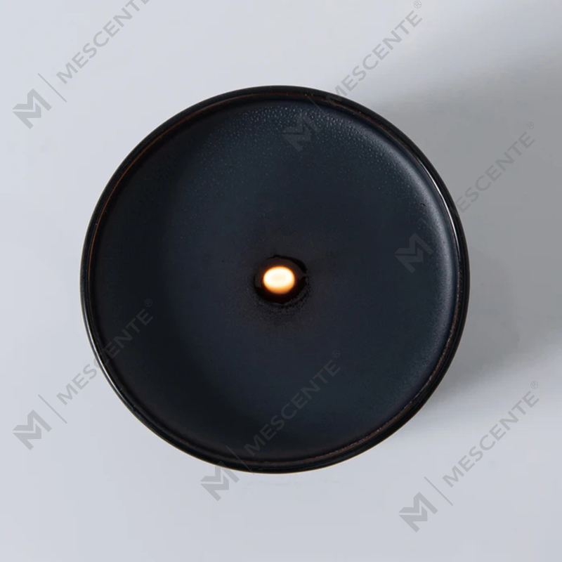 M&Scent Wholesale Borcane unice negre de lux Lumânări decorative de soia cu cristale, decorative de nuntă