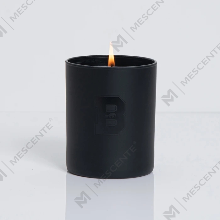 M&Scent Wholesale Borcane unice negre de lux Lumânări decorative de soia cu cristale, decorative de nuntă