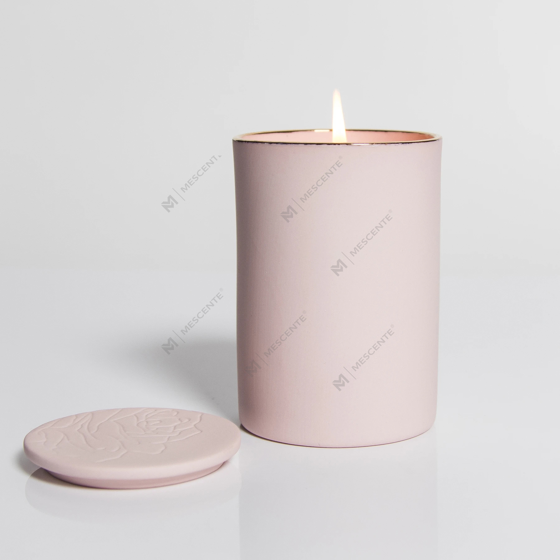 M&Scent Wholesale Suport din sticlă de lux Lumânări cu ulei parfumat ieftin cu sigla