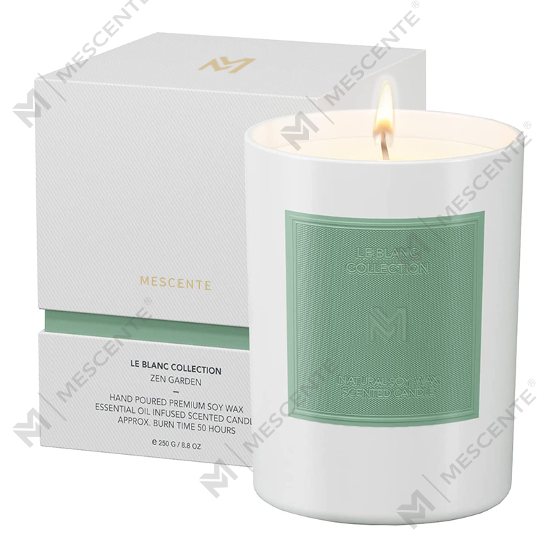 M&Scent Wholesale Custom Luxury Borcan de sticlă neagră Seturi de lumânări cu ceară de soia pentru aromaterapie de Crăciun