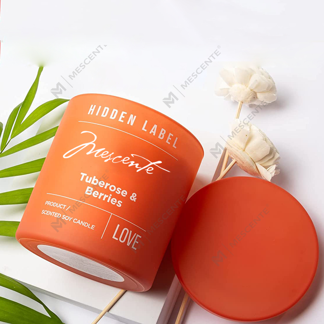M&Scent Wholesale Luxury Private Label Borcane negre Lumanari parfumate de ceara de soia cu cristale