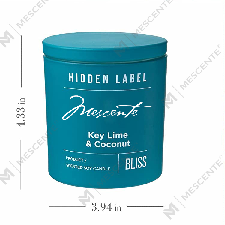 M&Scent Wholesale Luxury Private Label Borcane negre Lumanari parfumate de ceara de soia cu cristale