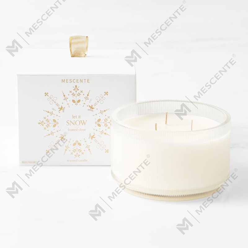 M&Scent Custom Made Logo Lumânări de soia parfumate de casă organic claritate etichetă privată în borcan de sticlă