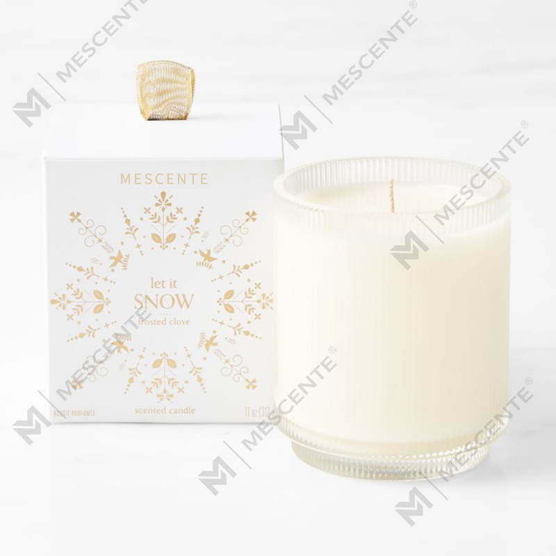 M&Scent Custom Made Logo Lumânări de soia parfumate de casă organic claritate etichetă privată în borcan de sticlă