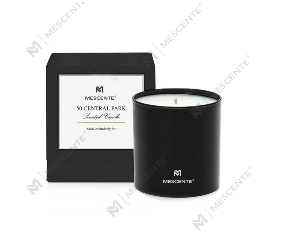 M&S Scent Lumânări de aromaterapie masculine cromate cu etichetă privată de lux, 22 oz, cu cristale în interior
