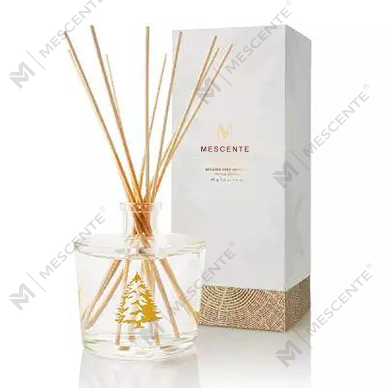 M&Scent Sticla de sticlă de lux Stik Fiber cu șurub rotund pentru lemn Seturi de cadou pentru difuzor de trestie de aromă