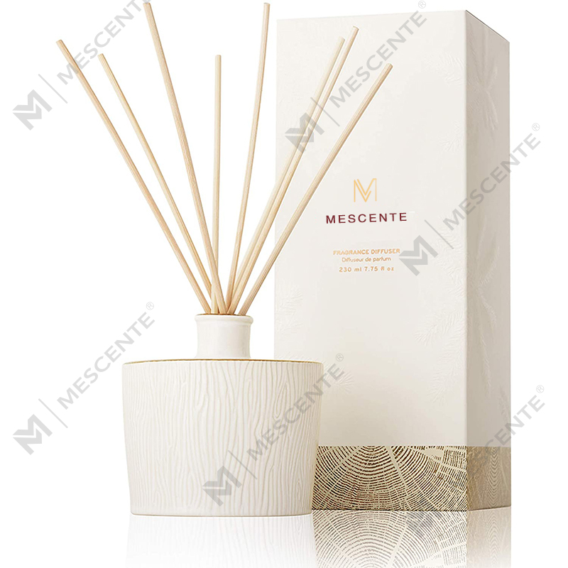M&Scent Sticla de sticlă de lux Stik Fiber cu șurub rotund pentru lemn Seturi de cadou pentru difuzor de trestie de aromă