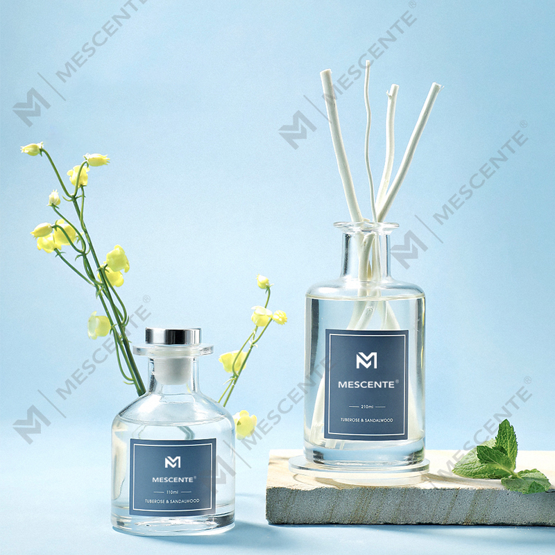 M&Scent Wholesale Sticla de lux de sticlă 2025 Nou Sosire Ultimul design Difuzor de stuf