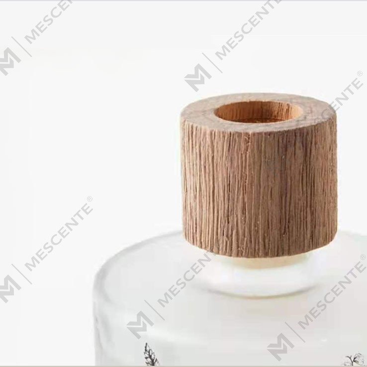 M&Scent, vânzare cu ridicata de lux, sticlă decorativă de chihlimbar, fără foc, difuzor unic de stuf de aromă florală transparentă
